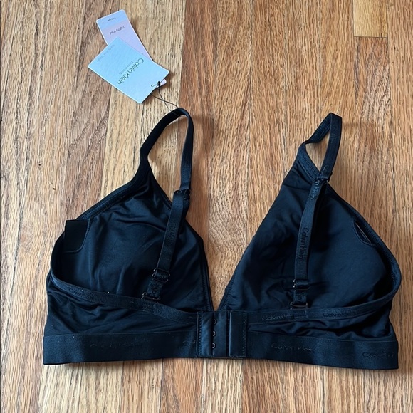 Calvin Klein Black Triangle Bralette - Picture 3 of 5